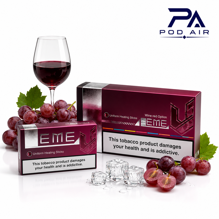 خرید TEREA Leme Wine Red مخصوص IQOS ILUMA با عطر انگور شیرین