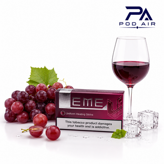 فیلتر سیگار آیکاس ایلوما لمه وین رد TEREA Leme IQOS ILUMA Wine Red با طعم انگور قرمز شیرین، رایحه میوهای دلنشین و سازگاری کامل با دستگاه IQOS ILUMA