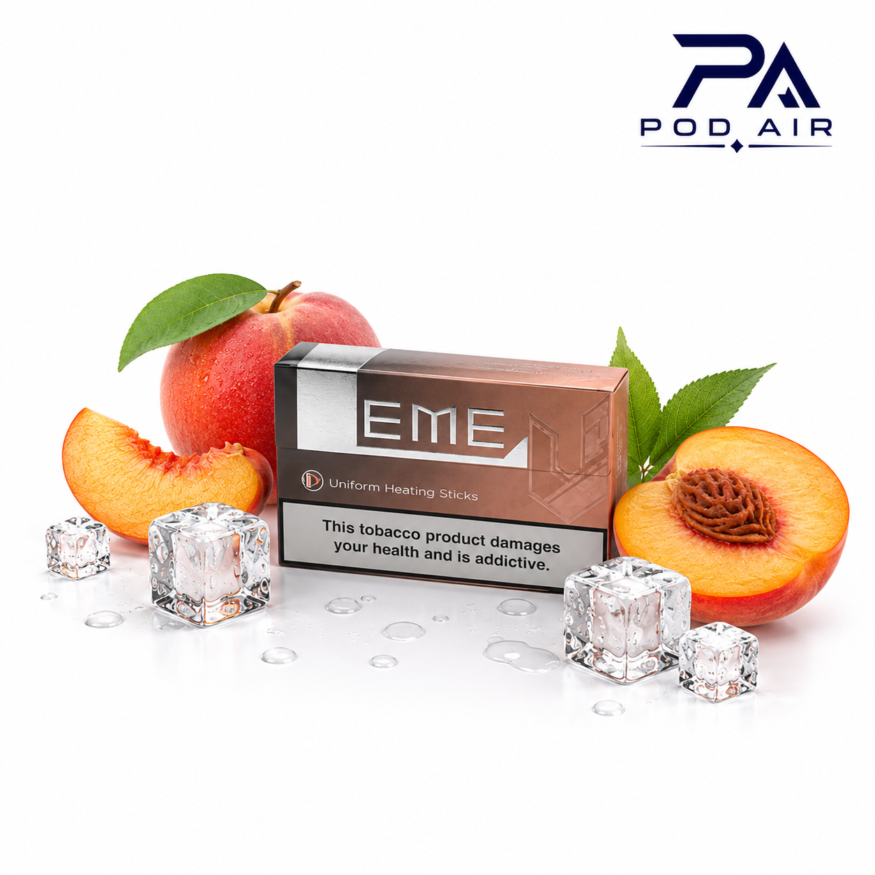فیلتر سیگار آیکاس ایلوما لمه هلو TEREA Leme IQOS ILUMA Peach با طعم هلوی شیرین، رایحه میوه‌ای تازه و سازگاری کامل با دستگاه IQOS ILUMA