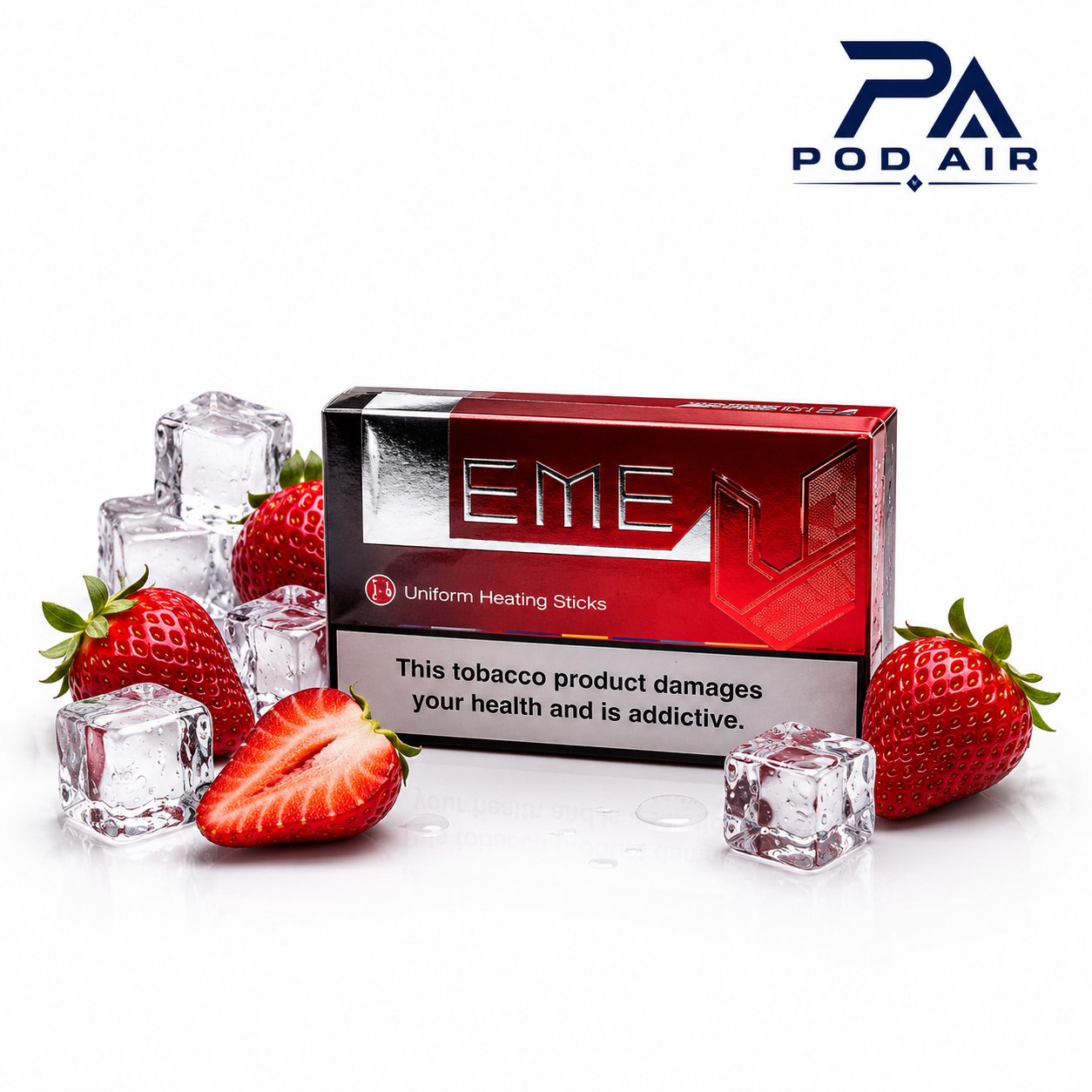 فیلتر سیگار آیکاس ایلوما لمه کریمسون TEREA Leme IQOS ILUMA Crimson با طعم توت فرنگی شیرین