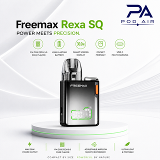پاد سیستم فریمکس رکسا اسکیو Freemax Rexa SQ اورجینال با نمایشگر HD و توان ۳۰ وات