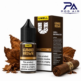 سالت تنباکویی کوبانو قهوه ای یوول Cubano Brown با طعم تنباکوی قهوهای