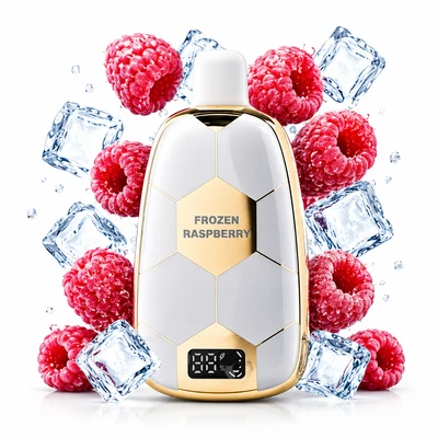 پاد یکبار مصرف رونالدینیو 15000 پاف طعم تمشک یخ Frozen Raspberry