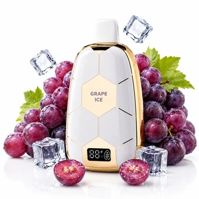 پاد یکبار مصرف رونالدینیو 15000 پاف طعم انگور یخ Grape Ice