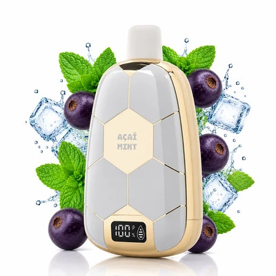پاد یکبار مصرف رونالدینیو 15000 پاف طعم انگور جنگلی یخ Acai Mint