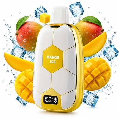 پاد یکبار مصرف رونالدینیو 15000 پاف طعم انبه یخ Mango Ice