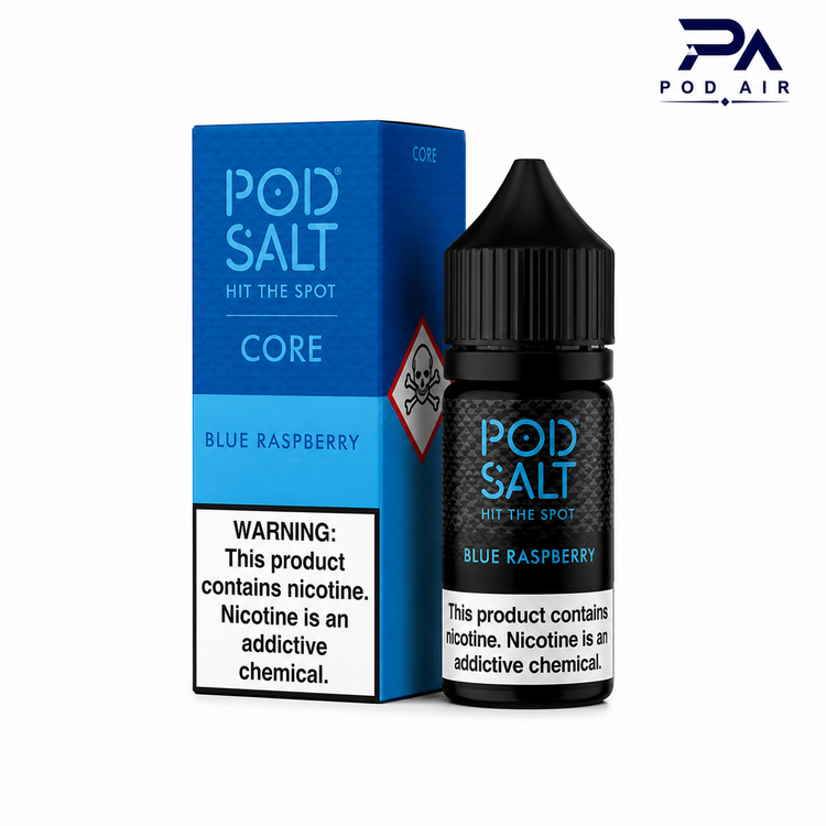 خرید سالت طعم تمشک آبی Pod Salt Blue Raspberry با طعم میوهای ماندگار