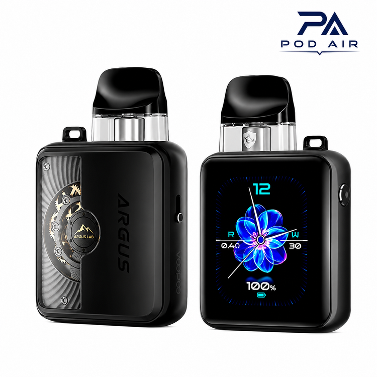 پاد ماد ووپو آرگاس VOOPOO Argus P3 مشکی متالیک چرمی با نمایشگر TFT
