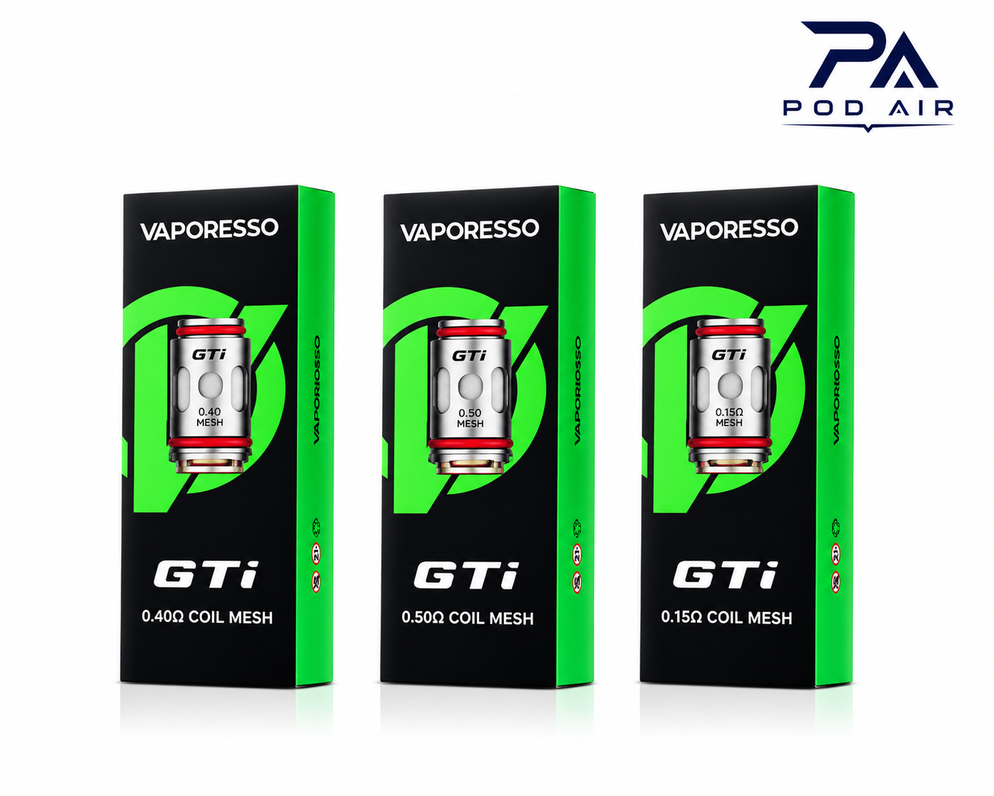خرید کویل جی تی آی VAPORESSO GTI COILS با طعم‌رسانی حرفه‌ای