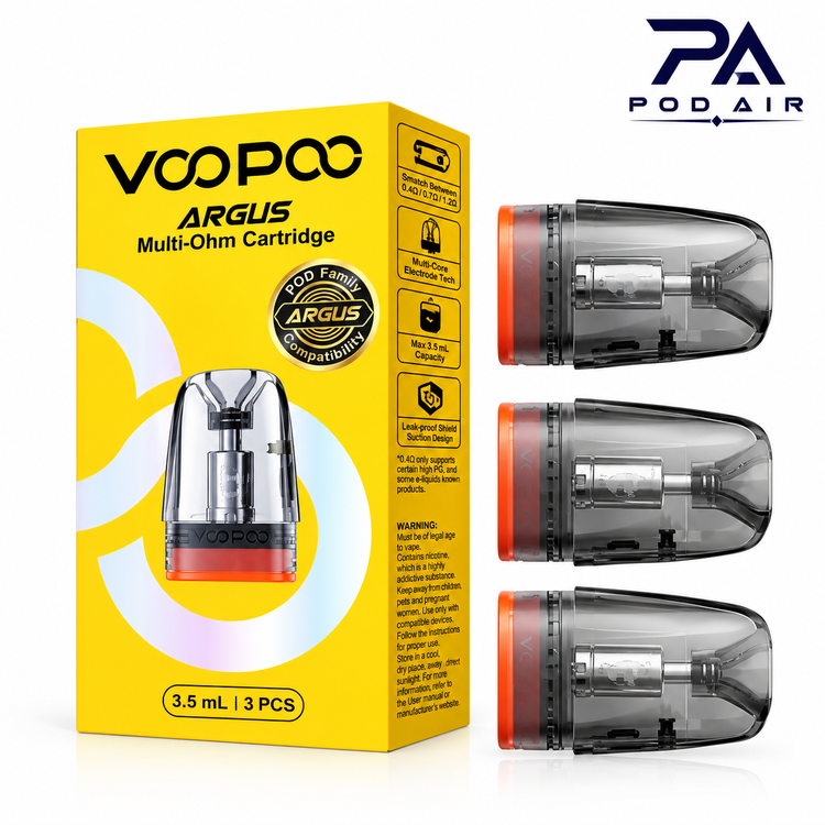 نمای کارتریج VOOPOO ARGUS Multi-Ohm
