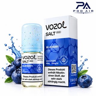 سالت بلوبری وزول | Vozol Liquid Blueberry 10ml