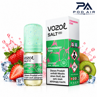 سالت توت فرنگی کیوی وزول | Vozol Liquid Strawberry Kiwi 10ml
