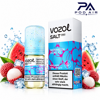 سالت هندوانه لیچی یخ وزول | Vozol Liquid Watermelon Lychee ice 10ml