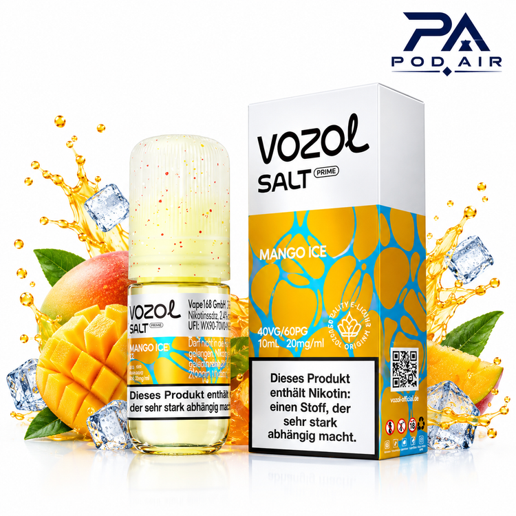 سالت انبه یخ وزول | Vozol Liquid Mango Ice 10ml