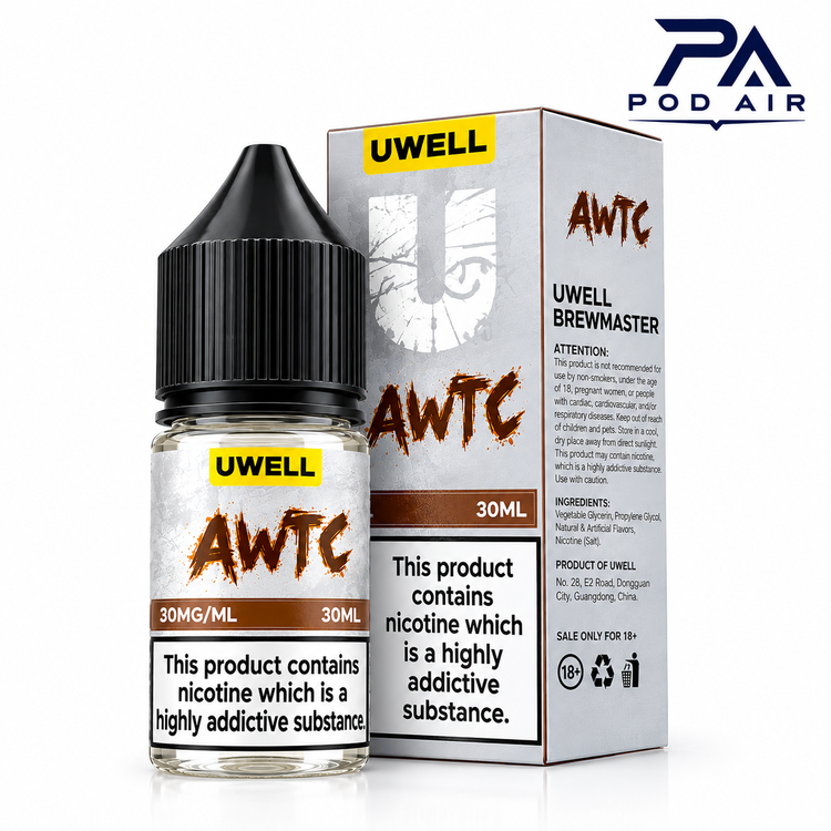 سالت تنباکو فندق شکلات Uwell AWTC
