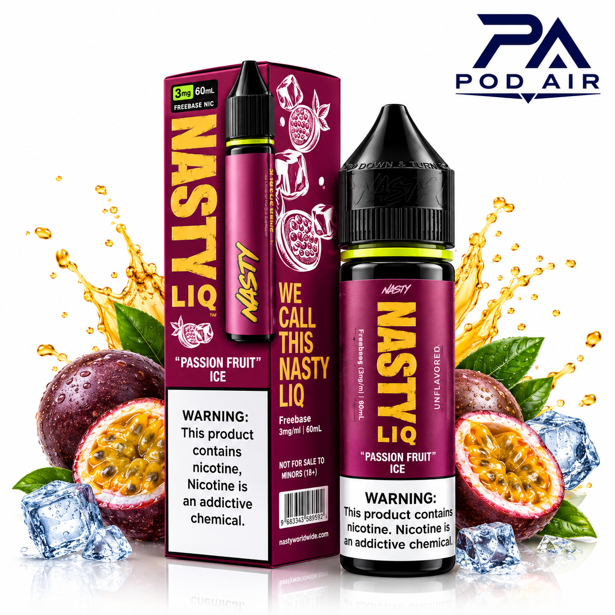 جویس پشن فروت یخ نستی NASTY LIQ 60ML