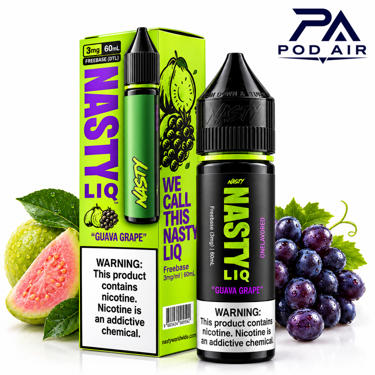 جویس گواوا انگور نستی NASTY LIQ GUAVA GRAPE 60ML