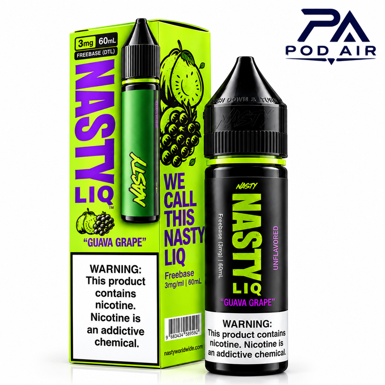 جویس گواوا انگور نستی NASTY LIQ GUAVA GRAPE 60ML