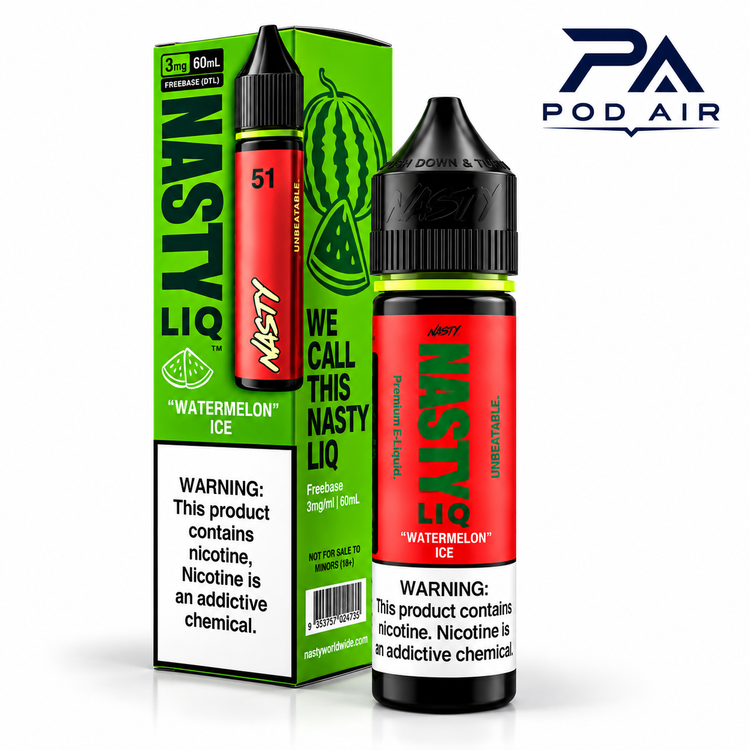 جویس نستی Nasty Liq با طعم هندوانه یخ 60 میل