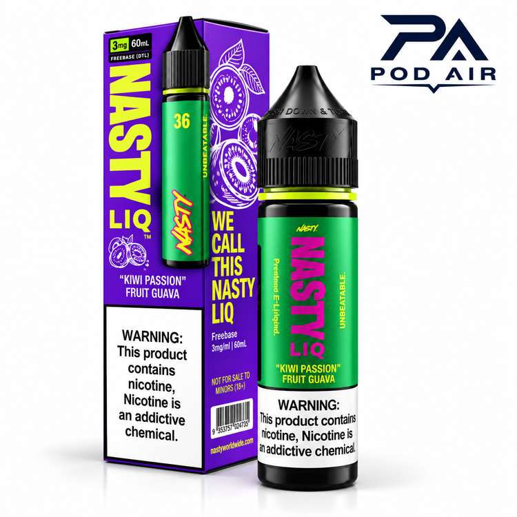 جویس Nasty Liq Kiwi Passion Fruit Guava