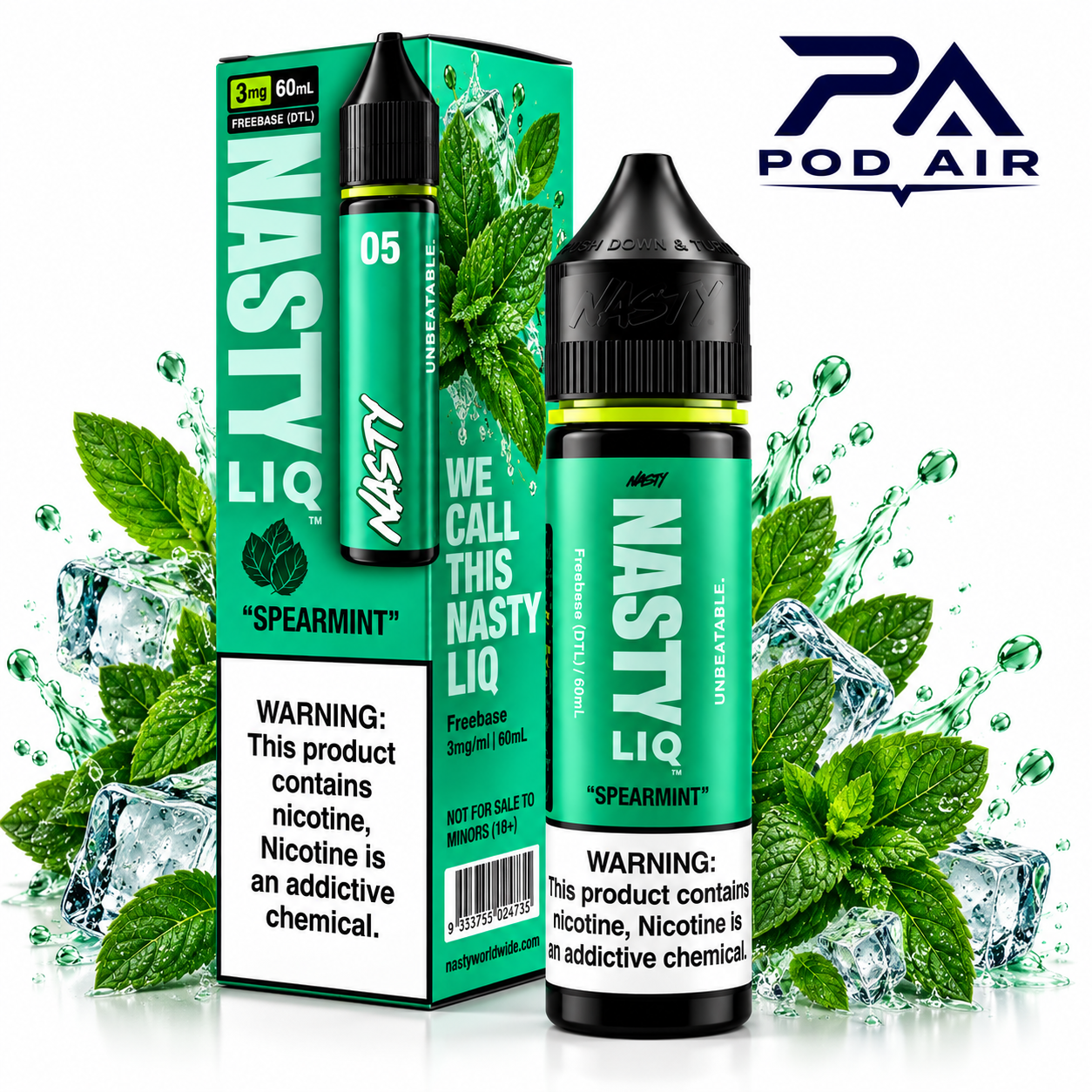 جویس نعناع خنک Nasty Liq نستی
