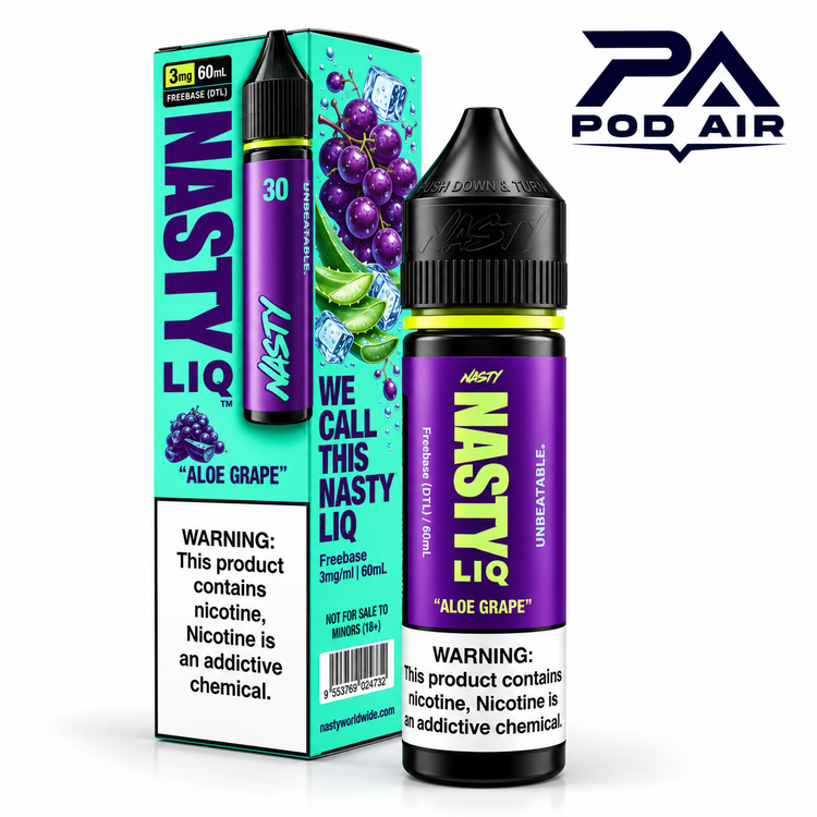 جویس Nasty Liq Aloe Grape با طعم انگور و آلوئه ورا