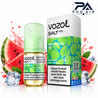 سالت هندوانه یخ وزول | Vozol Liquid Watermelon Ice 10ml