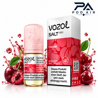 سالت آلبالو وزول | Vozol Liquid Cherry 10ml