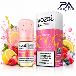 سالت لیموناد صورتی وزول | Vozol Liquid Pink Lemonade 10ml