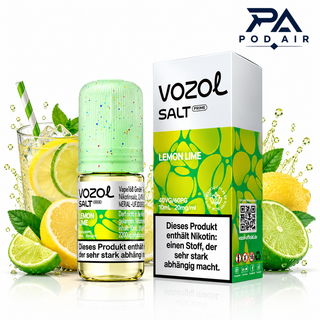 سالت لیمو ترش و شیرین وزول | Vozol Liquid Lemon Lime 10ml