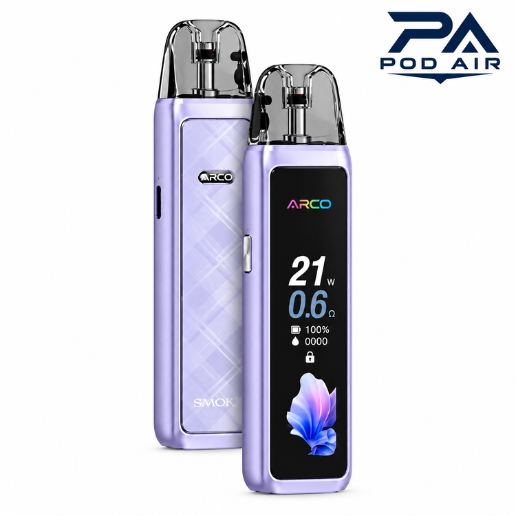 پاد اسموک آرکو مکس بنفش SMOK ARCO MAX 30W با نمایشگر رنگی