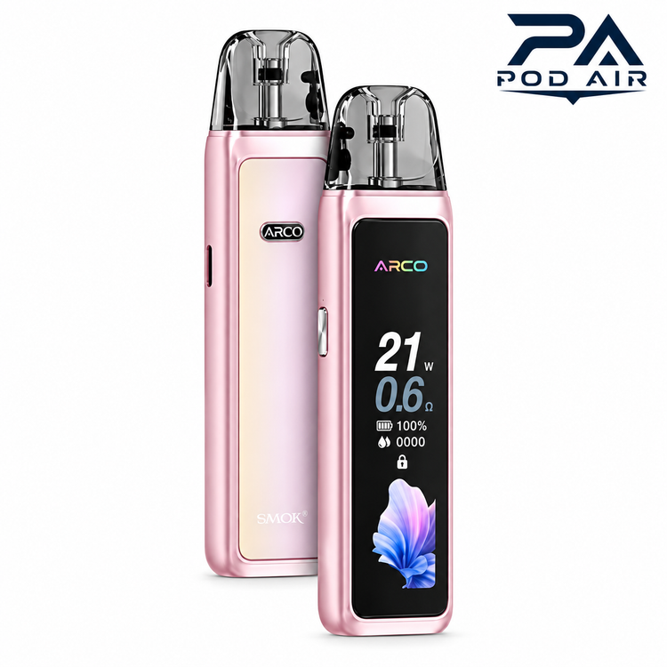 SMOK ARCO MAX Pink پاد آرکو مکس اسموک صورتی با صفحه نمایش TFT
