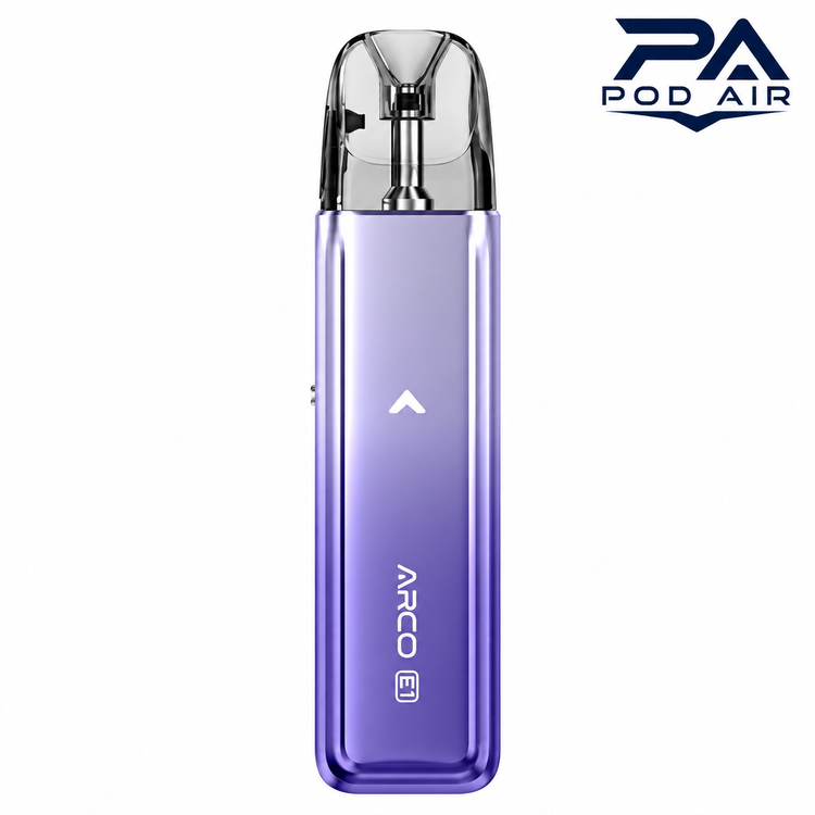 پاد اسموک ARCO E1 بنفش گرادیانت با Smart Mode و تنظیم جریان هوا
