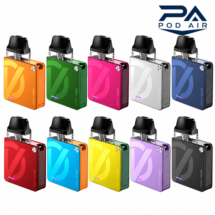 پاد ویپرسو XROS 3 NANO Kit با رنگ بندی کامل و طراحی کامپکت