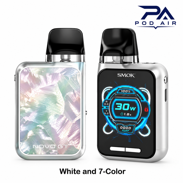 SMOK NOVO GT BOX White and 7-Color پاد نوو جی تی باکس
