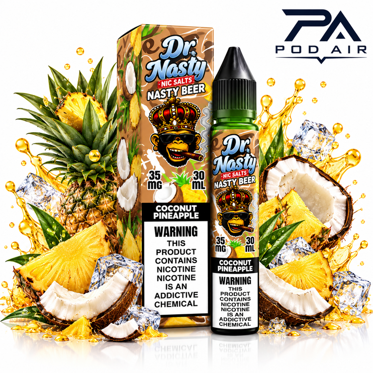 سالت دکتر نستی آناناس نارگیل DR NASTY COCONUT PINEAPPLE SALT 30ML