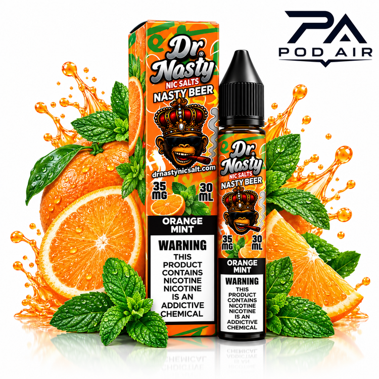 سالت دکتر نستی پرتقال نعنا DR NASTY ORANGE MINT SALT 30ML