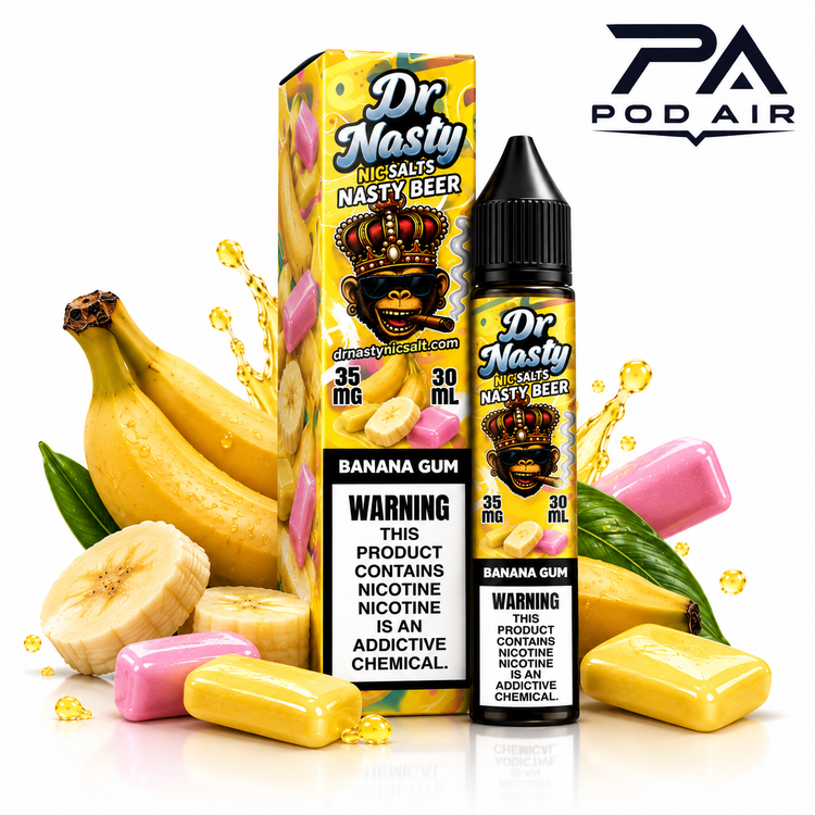 سالت دکتر نستی آدامس موزی DR NASTY BANANA GUM SALT 30ML