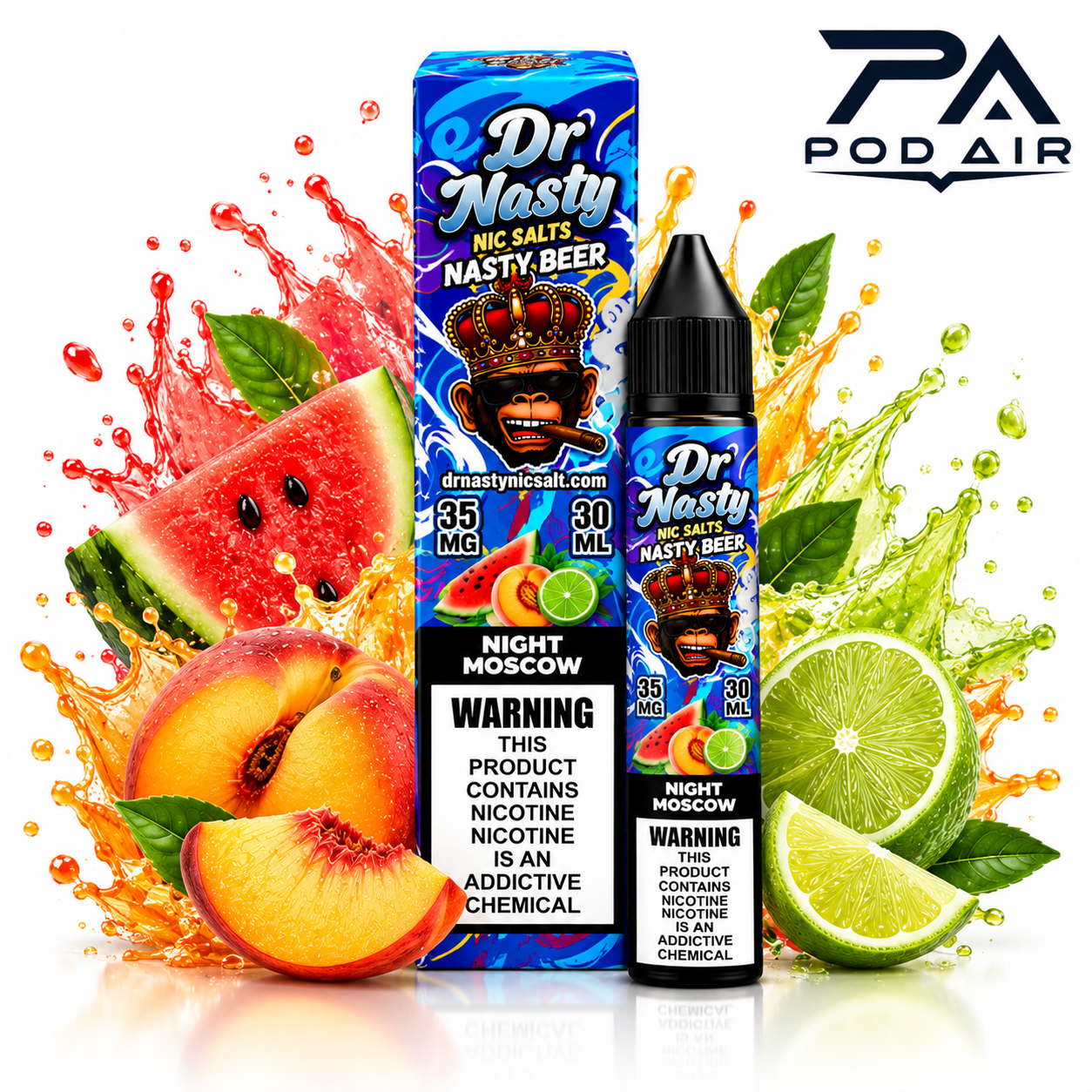 سالت دکتر نستی شب های مسکو  DR NASTY NIGHT MOSCO SALT 30ML
