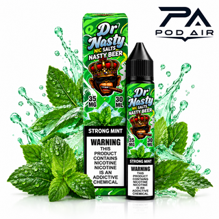 سالت دکتر نستی نعنا یخ DR NASTY STRONG MINT SALT 30ML