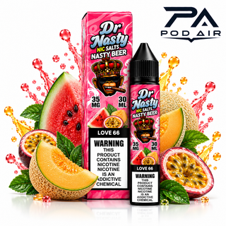 سالت دکتر نستی لاو DR NASTY LOVE66 SALT 30ML