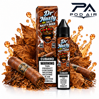 سالت دکتر نستی تنباکو کوبانو DR NASTY CUBANO SALT 30ML
