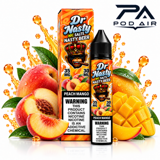سالت دکتر نستی هلو انبه DR NASTY PEACH MANGO SALT 30ML